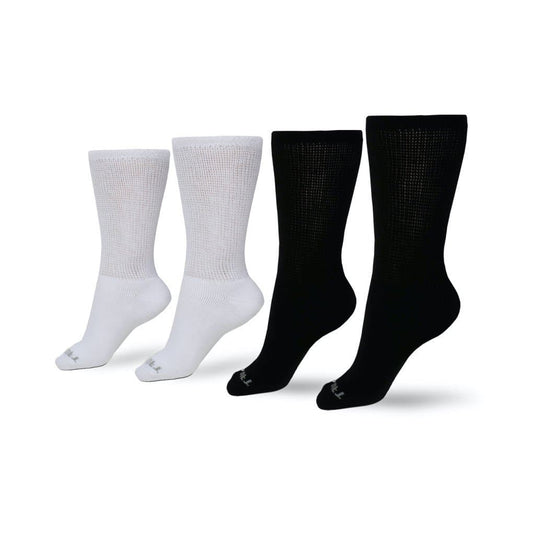 Women's Ultra-Soft Upper Calf Diabetic Socks (4 Pair) by DIABETIC SOCK CLUB