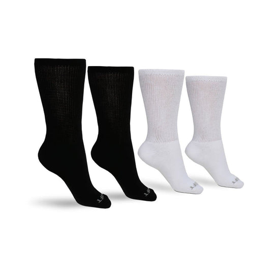 Men's Ultra-Soft Upper Calf Diabetic Socks (4 Pair) by DIABETIC SOCK CLUB