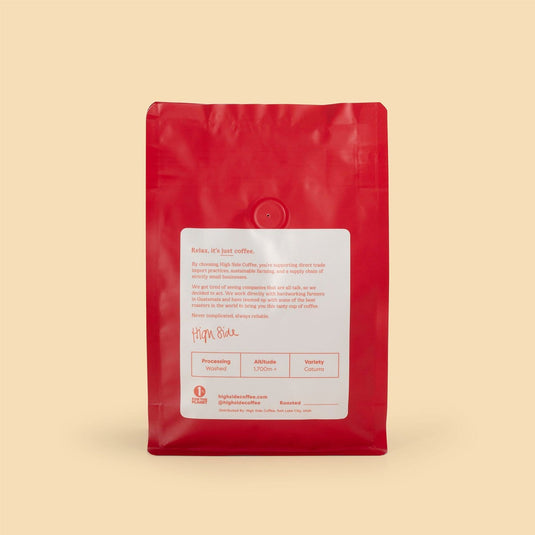 High Side Coffee Whole Bean 12oz Bag