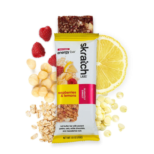 Skratch Energy Bar Sport Fuel Raspberries + Lemons Energy Bar