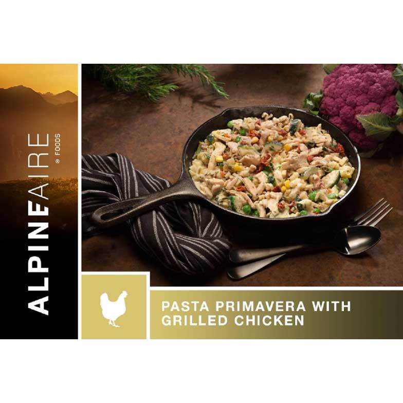 Load image into Gallery viewer, AlpineAire Pasta Primavera with Grilled Chicken
