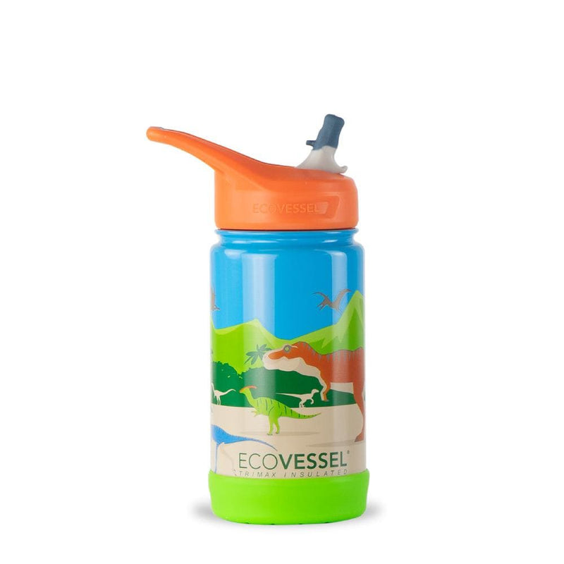Load image into Gallery viewer, THE FROST - Insulated Stainless Steel Kids Water Bottle With Straw - 12 oz by EcoVessel
