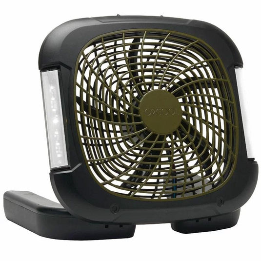 O2Cool 10" Camping Fan with Lights