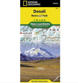 National Geographic Trails Illustrated Denali National Park and Preserve Map