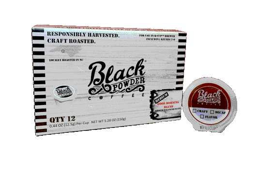 Good Morning Blend | Medium Roast | Single Serve Cups, Box of 12 by Black Powder Coffee