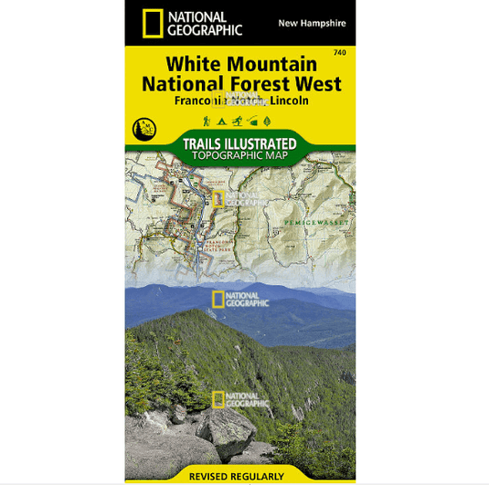 National Geographic Trails Illustrated White Mountain National Forest West [Franconia Notch, Lincoln]