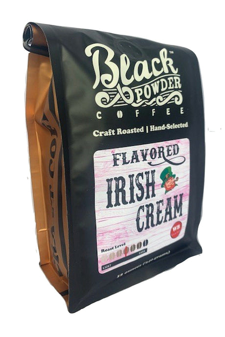 Irish Cream Flavored Coffee by Black Powder Coffee