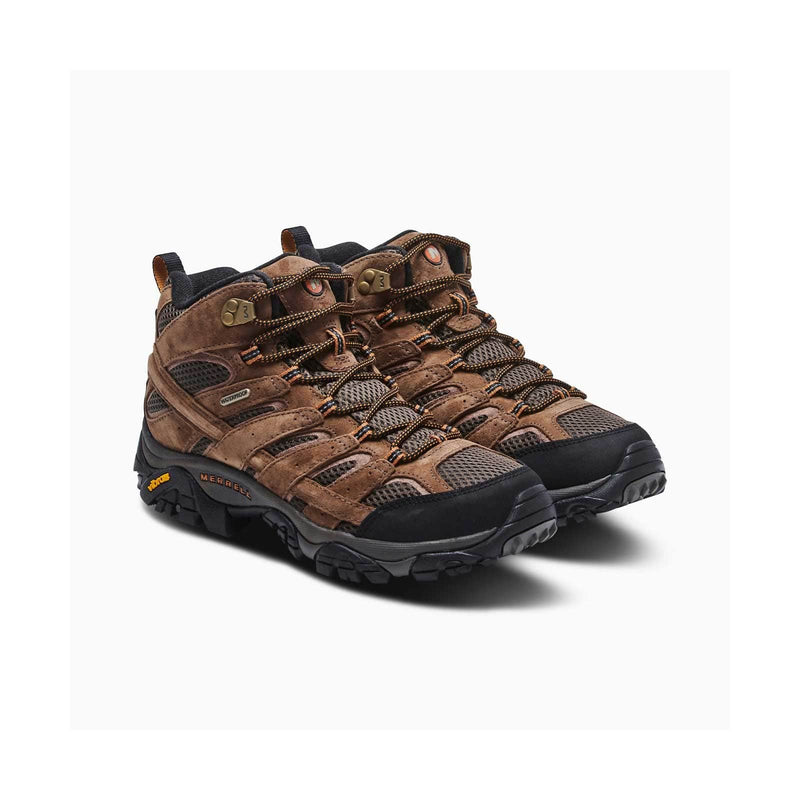Load image into Gallery viewer, Merrell Men&#39;s Moab 2 Mid Waterproof Wide Hiking Boots
