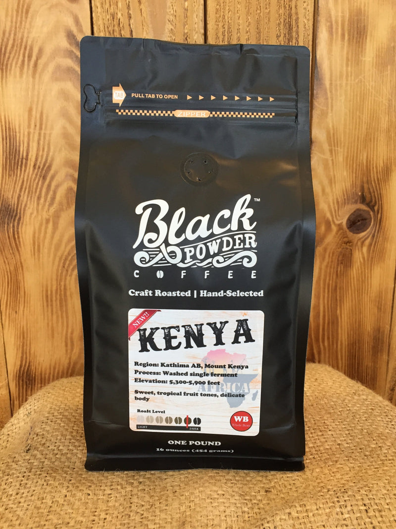 Load image into Gallery viewer, Kenya Lenana AB Craft Roasted Coffee | Medium Dark Roast by Black Powder Coffee
