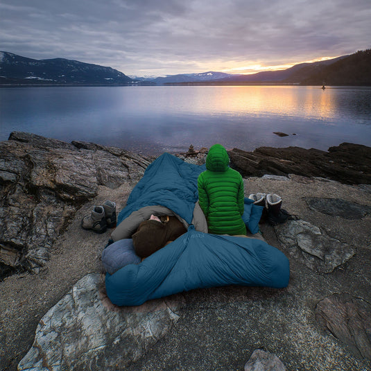 30 Degree Two Person Full Synthetic Sleeping Bag by Klymit Campmor