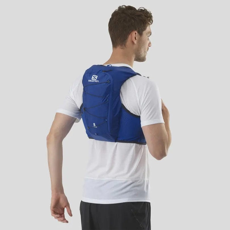 Load image into Gallery viewer, Salomon Active Skin 8 Set Unisex Running Vest with flasks included
