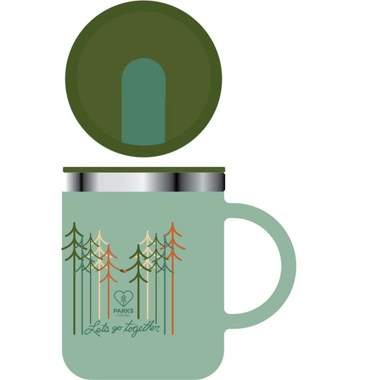 Hydro Flask 12 oz Mug Treeline Green