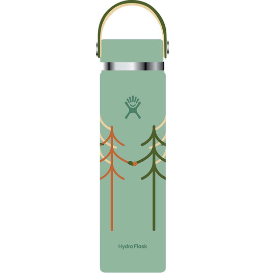 Hydro Flask 24 oz Wide Flex Cap Treeline Green