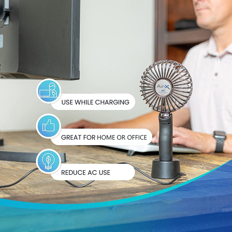 Load image into Gallery viewer, Modern Comfort AirX Portable Personal Fan
