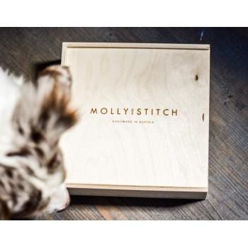 Touch of Leather Dog Collar - Chocolate by Molly And Stitch US