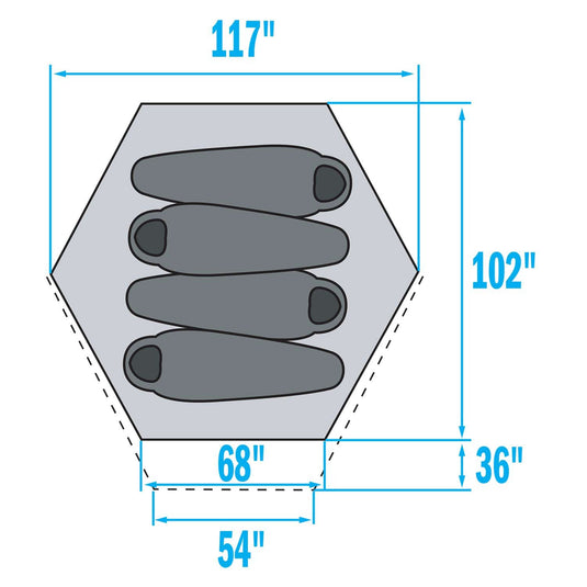 north face igloo tent The North Face Homestead Super Dome 4 Tent – Campmor