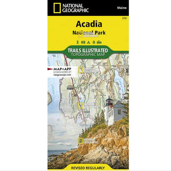 National Geographic Trails Illustrated Acadia National Park