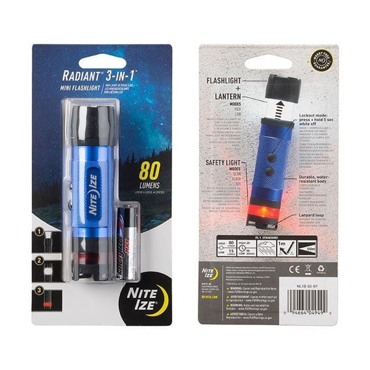 Nite Ize Radiant 3-IN-1 Mini Flash Light