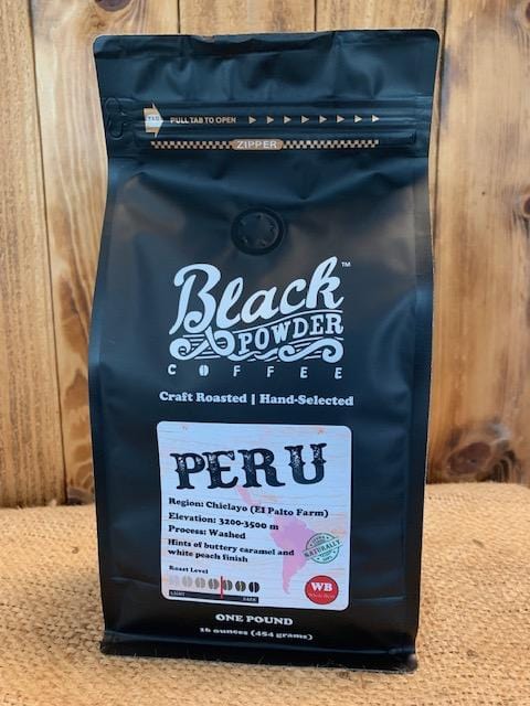 Peru Naturally Grown | Fairly Traded | Medium Roast by Black Powder Coffee