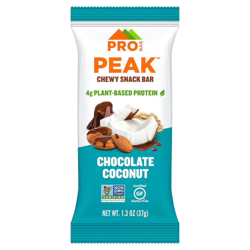 Load image into Gallery viewer, ProBar Peak Chocolate Coconut Chewy Plant Based Protein Snack Bar

