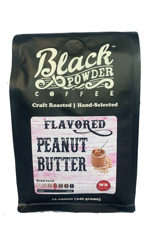 Peanut Butter Flavored Coffee by Black Powder Coffee
