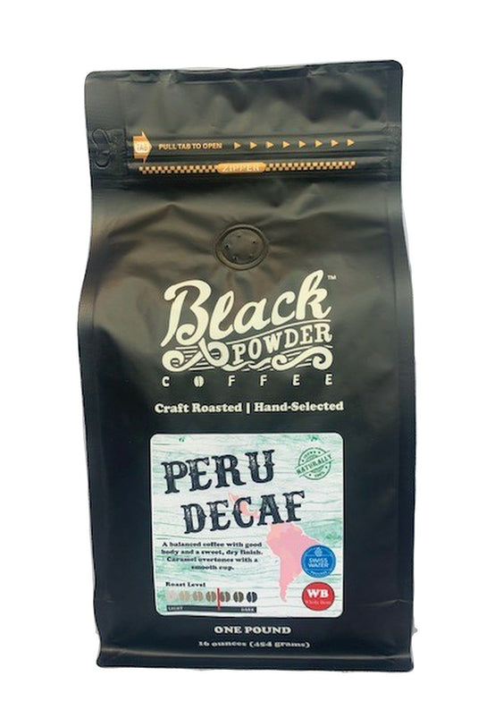 Peru Decaf | Naturally Grown | Swiss Water Process | Medium Roast by Black Powder Coffee