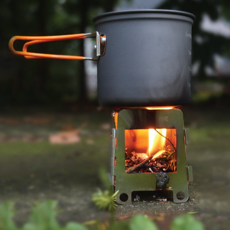 Load image into Gallery viewer, Portable Mini Wood Burning Survival Stove by QUICKSURVIVE
