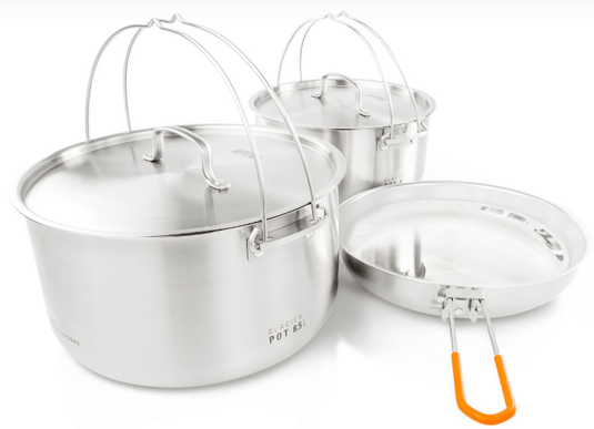 GSI Outdoors Glacier Stainless Troop Cookset