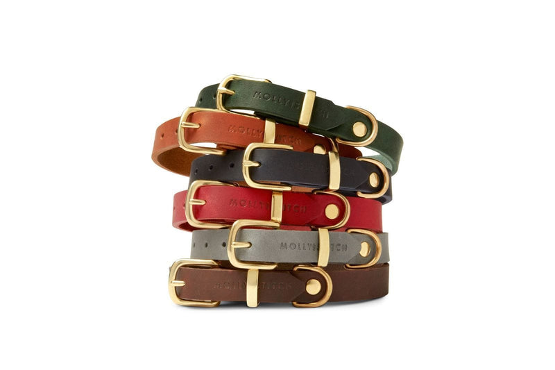 Load image into Gallery viewer, Butter Leather Dog Collar - Sahara Cognac by Molly And Stitch US

