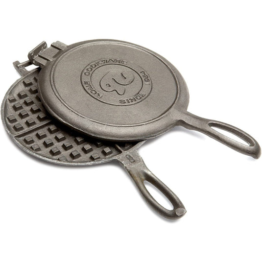 Rome Old Fashioned Waffle Iron - Cast Iron