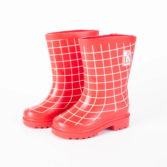 Factory Seconds - Trafalgar Red Rain Boot by London Littles