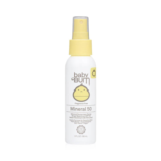 Sun Bum Baby Bum SPF 50 Mineral Sunscreen Spray - Fragrance Free 3 oz
