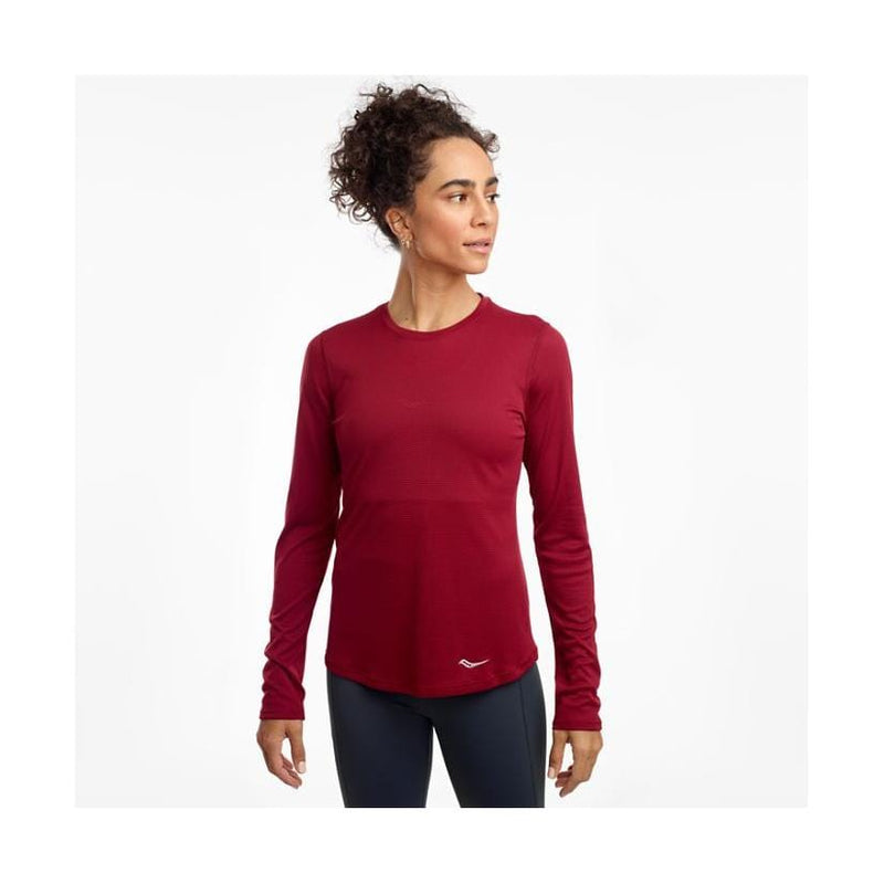 Load image into Gallery viewer, Saucony Stopwatch Long Sleeve Shirt - Womens
