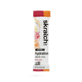 Skratch Labs Hydration Sport Drink Mix Fruit Punch Hydration Drink Mix - Single Serve