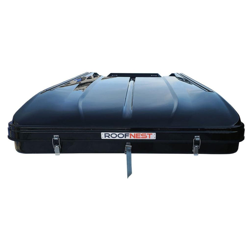 Load image into Gallery viewer, Roofnest Sparrow Adventure with Bars Rooftop Hardshell Car Tent
