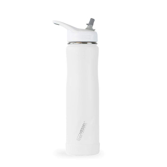 Simple Modern 32 fl oz Stainless Steel Summit Water Bottle with Silicone Straw Lid|Winter White