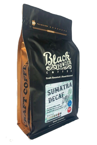 Sumatra Decaf | Naturally Grown | Swiss Water Process | Dark Roast by Black Powder Coffee
