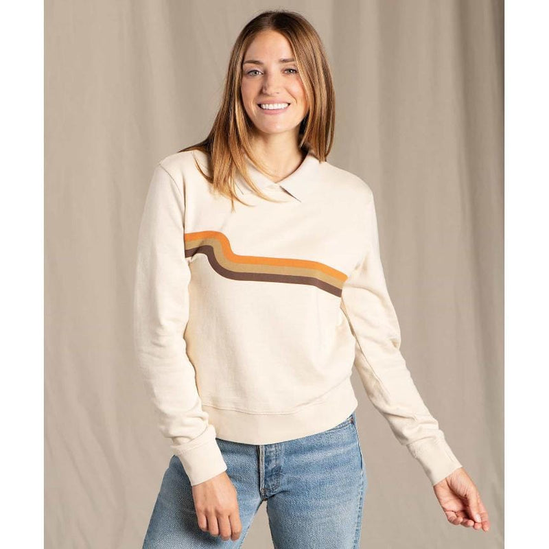 Load image into Gallery viewer, Toad&amp;Co Women&#39;s Follow Through Collared Crew

