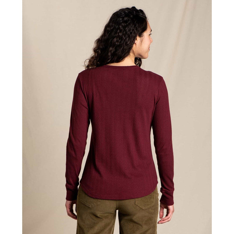 Load image into Gallery viewer, Toad&amp;Co Women&#39;s Foothill Pointelle Long Sleeve Crew
