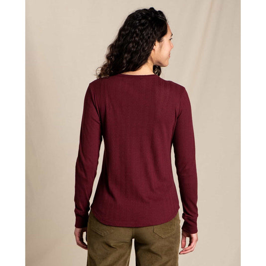 Toad&Co Women's Foothill Pointelle Long Sleeve Crew