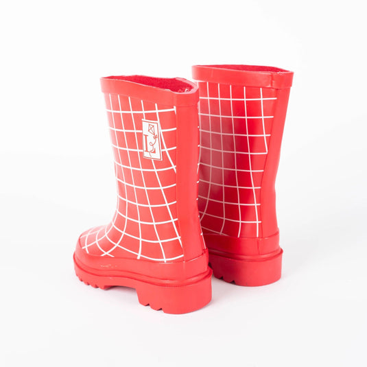 Trafalgar Red Rain Boot by London Littles