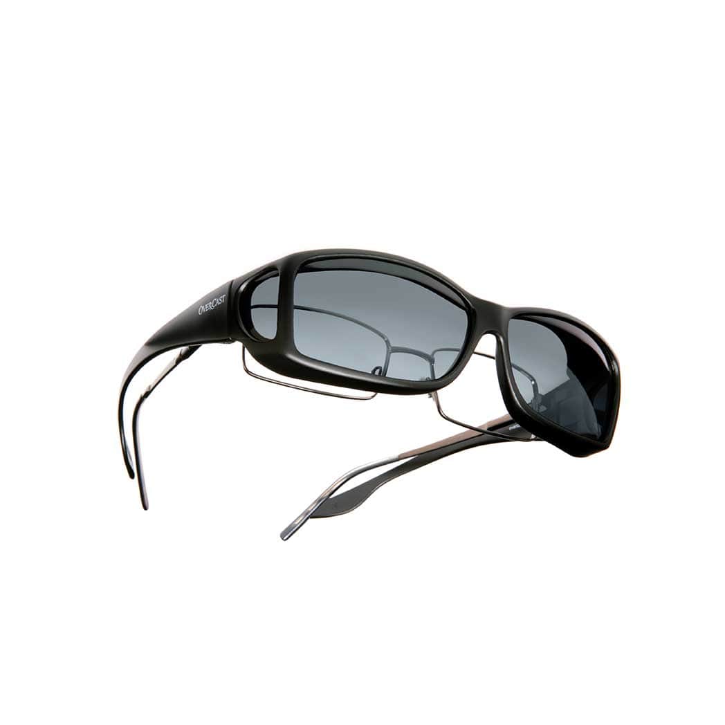 OveRxCast Sunglasses, Black-ML-Grey