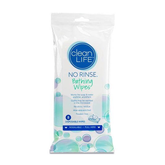 No Rinse Bathing Wipes