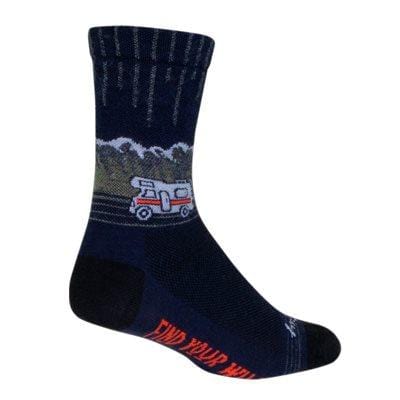 SockGuy Wild 6" Wool Crew Socks