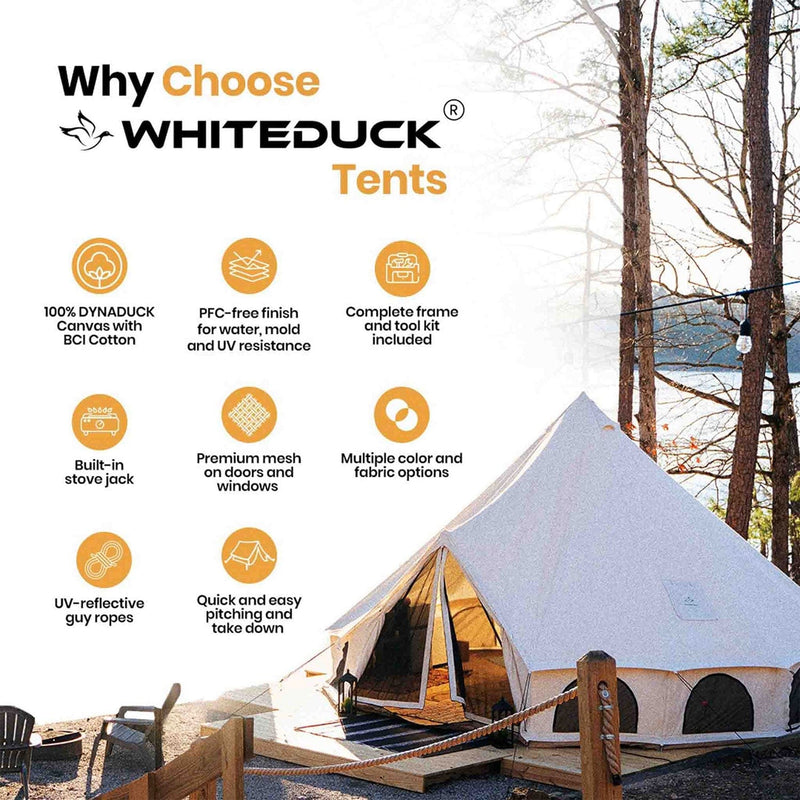 Load image into Gallery viewer, White Duck Avalon Bell Fire Wall Repellent Tent 13&#39;
