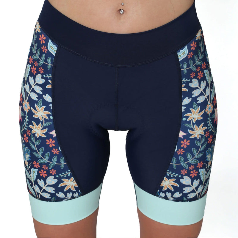 Load image into Gallery viewer, Velorosa Wildflower Womens Cycling Shorts
