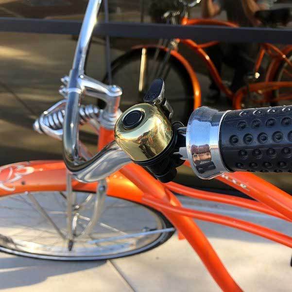Load image into Gallery viewer, Serfas Single Strike Brass Handlebar Cycling Bell
