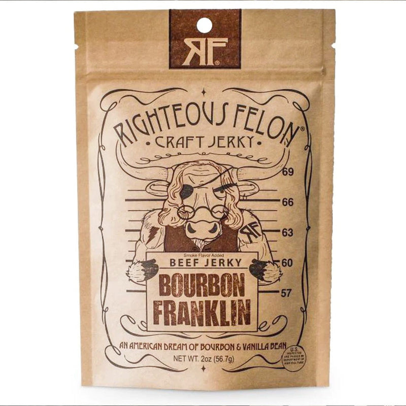 Load image into Gallery viewer, Righteous Felon Bourbon Franklin Beef Jerky
