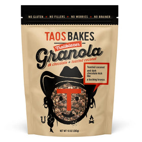 Taos Bakes Dark Chocolate + Toasted Coconut Granola