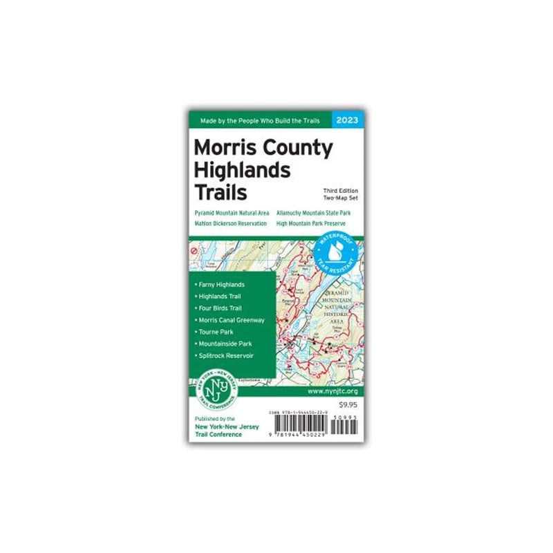 Load image into Gallery viewer, NYNJ Trail Conference Map - Morris County Highlands Trails
